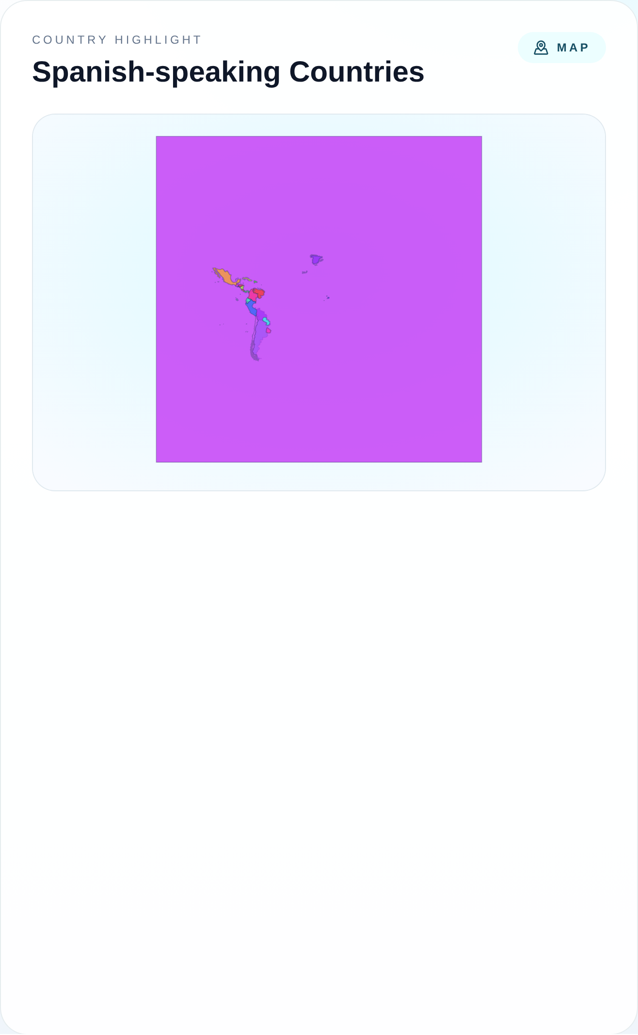 Pipintama country highlight map screenshot